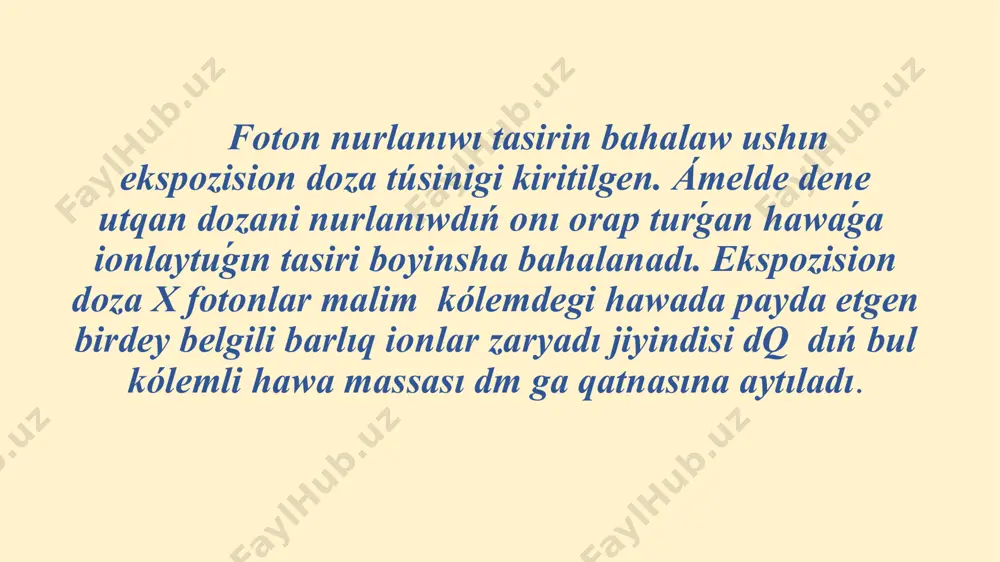 stinsilyacion schyotchiklar menen radioaktivlikti ólshew - Page 5