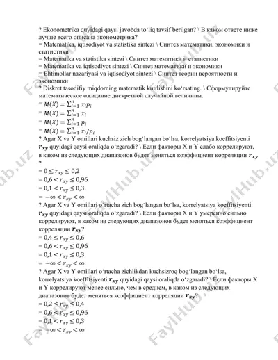 ekonometrika — DOC