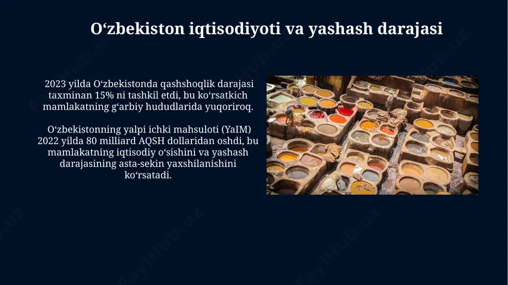 marokash va o'zbekistonning turmush darajalari - Page 4