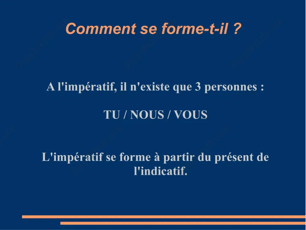 grammaire: mode impératif. la négation. - Page 3