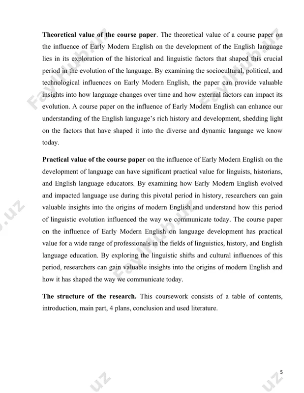 ted with the ‘great vowel shift’. this arguably began the 13th century and continued until the 17th century. this dramatically altered the pronunciation of the language. this likely came about as of a large borrowing of words form the romance languages of europe, obviously requiring different pronunciation which would go onto affect the words already in english. to put this into context, whilst geoffrey chaucer’s works (of middle english) can be read by the modern english tongue (with some difficulty), if chaucer were to read it to us, his pronunciation would be nearly completely unintelligible to the modern ear[4,86]. the renaissance also had a huge role to play. taking place in britain from the 16th century to the 17th, this ‘age of enlightenment’ brought plenty of new ideas across from the continent. one of these was being educated in latin, greek and sometimes french. as a result, this brought thousands …