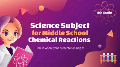 science subject for middle school - chemical reactions — PPTX