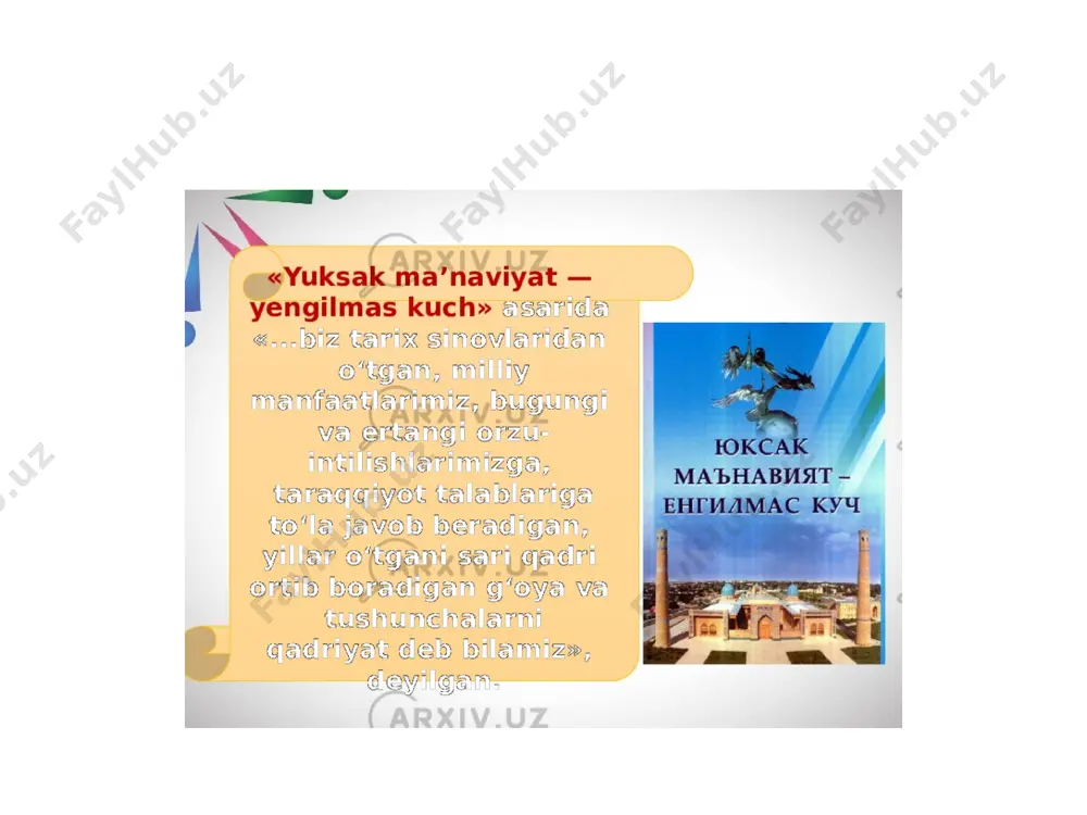 jamiyat rivojining ma'naviy asoslari - Page 2