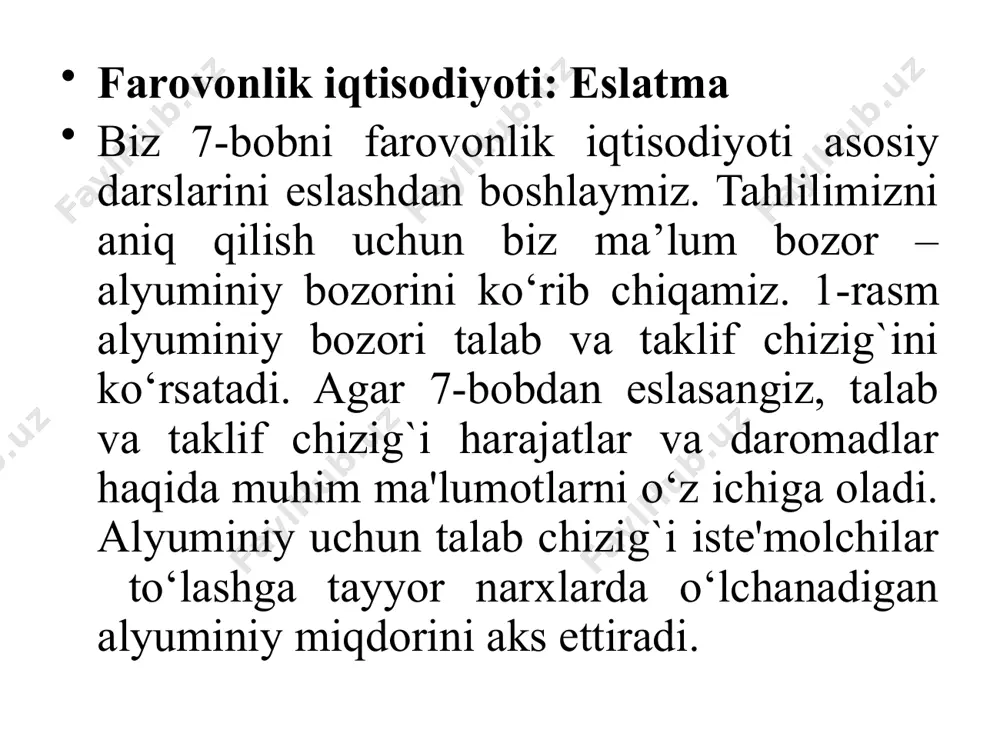 ay ishni aqsh soliq kodeksi tadqiqot va rivojlanish sarfiga maxsus soliq imtiyozlari taklif qilish orqali cheklangan miqdorda bajaradi. ba’zi boshqa davlatlat ko‘p texnologik yoyilishlar taklif qiluvchi maxsus sanoatlarga subsidiya kiritish bilan chuqurroq e’tibor qaratadi. texnologik sanoatni rivojlantirishga qaratilgan hukumatning iqtisodiyotga aralashuvi ba’zida sanoat siyosati deb yuritiladi 15.3.tashqi ta’sirlarga qaratilgan davlat siyosati. tashqi ta’sirlar nima uchun bozorlarni resurslar samarasiz taqsimlanishiga olib kelishini muhokama qildik, lekin bu samarasizlikni qanday bartaraf qilish haqida kam gapirildi. amalda, davlat siyosatchilari va xususiy shaxslar tashqi ta’sirlarga turli yo‘llar bilan javob beradi. barcha yechimlarning maqsadi resurslar taqsimotini ijtimoiy maqbul darajaga yaqinlashtirishdir. ushbu bo‘limda davlat yechimlari ko‘rib chiqiladi. umumiy masala sifatida, hukumat tashqi ta’sirga javob berishda ikki yo‘lning biridan foydalanishi mumkin. buyruq va nazorat siyosati bevosita xatti-harakatni tartibga soladi. bozorga asoslangan siyosat rag`batlantirish bilan ta’minlaydiki, xususiy qaror qabul qiluvchilar muammoni hal qilish yo‘lini o‘zlari tanlaydi. buyruq va nazorat siyosati: tartibga solish. hukumat muayyan xatti-harakatni talab qilish yoki cheklash …