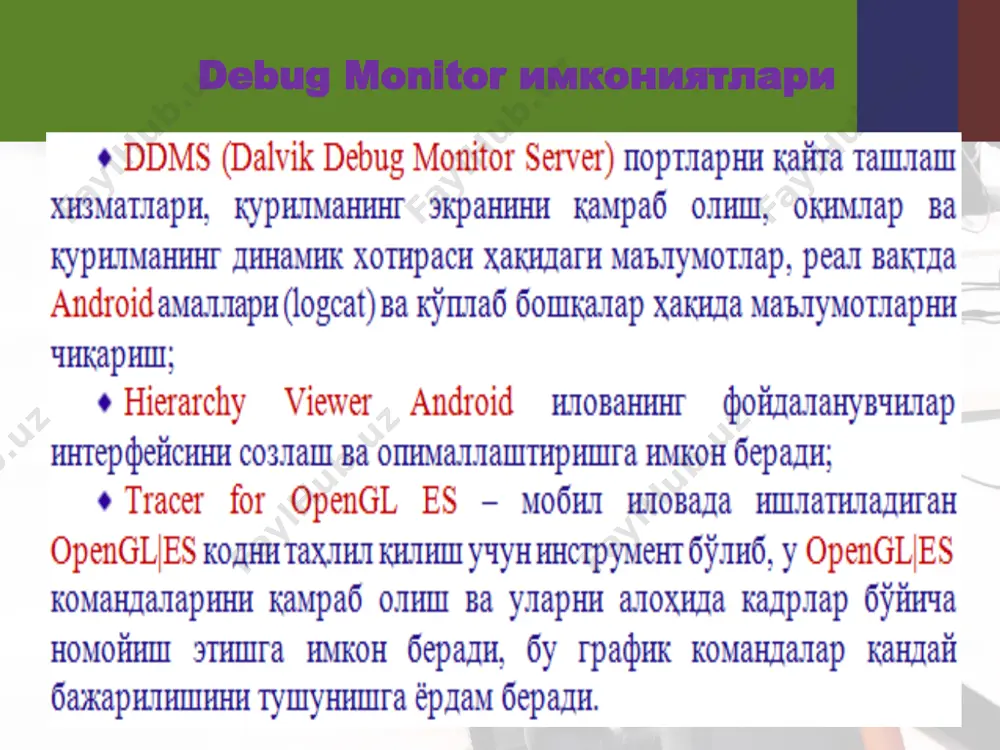 дастурлаштириш инструментлари ва android эмуляторлари - Page 5