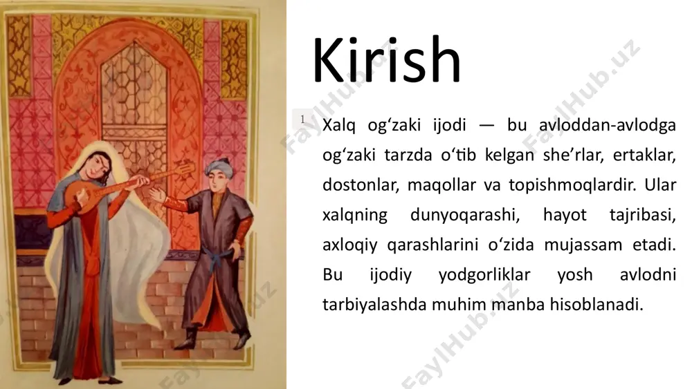 xalq ogʻzaki ijodi yodgorliklarining tarbiyadagi ahamiyati - Page 2