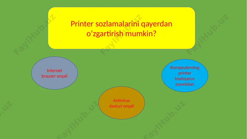 printer va faksni sozlash, tarmoq printerini o‘rnatish - Page 5