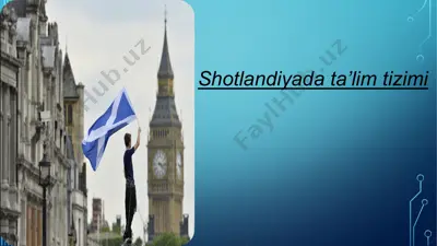 shotlandiyada ta’lim tizimi — PPTX