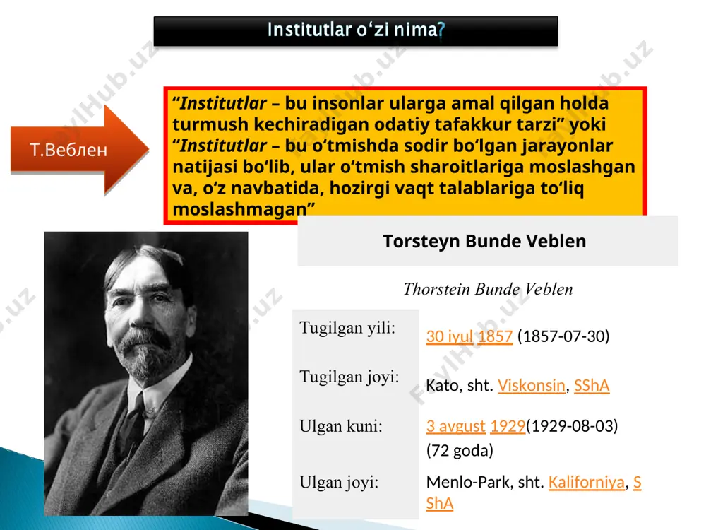 institutlar va ularning jamiyat rivojlanishidagi roli - Page 5