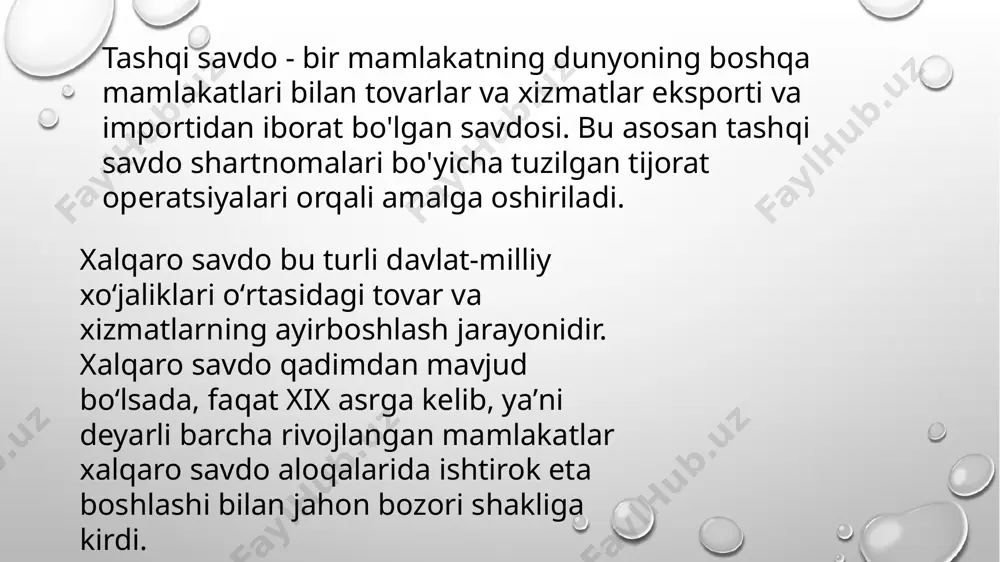 xalqarosavdoning rivojlanish bosqichlari - Page 4