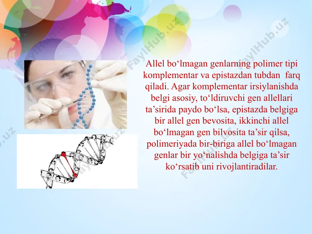 alell va alell bo’lmagan genlarning o’zaro ta’sirini tahlil qilish - Page 4