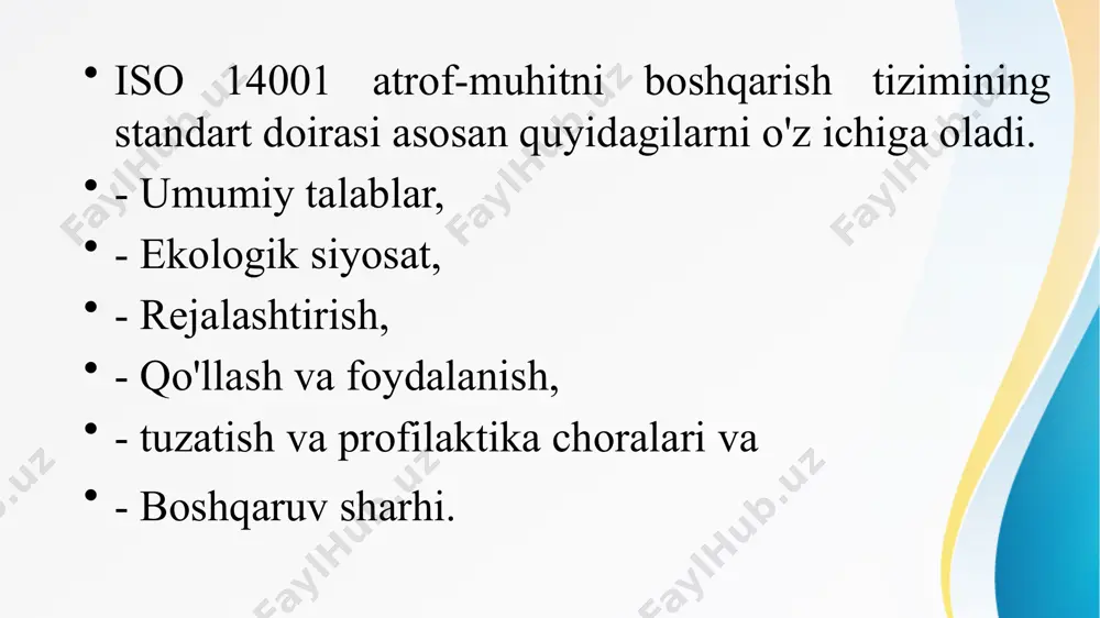 iso 14001 atrof-muhitni boshqarish tizimi standart doirasi - Page 4
