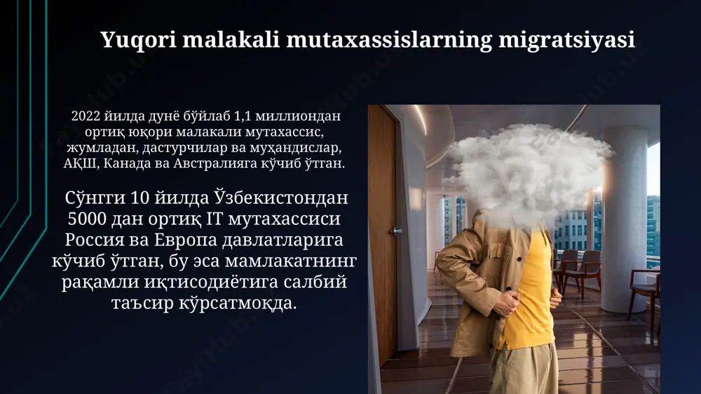 yuksak malakali kadrlarning migratsiyasi("brain drain"fenomeni) - Page 5
