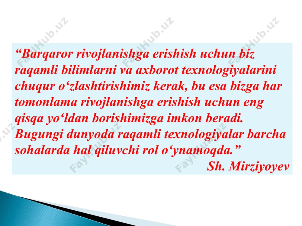 or sinf ekzemplyari bo’lgan obyektni qurish uchun ishlatiladi. sinf e’lon qilishning umumiy formasi. c# tilida sinflarni aniqlashning sintaksisi qiyinchilik tug’dirmaydi. yaratayotgan sinfingiz oldiga class kalit so’zini qo’yib, { } orasiga shu sinf elementlarini (a’zolarini) yozishingiz kerak. yuqorida ta’kidlanganidek, c# dasturlash tilida sinf berilganlar va kodlardan tashkil topadi. berilganlar deganda maydonlar tushunilsa, kodlar deganda metodlar, konstruktorlar, destruktorlar, indeksatorlar, hodisalar, operatorlar va xossalar tushuniladi. c# dasturlash tilida sinf class xizmatchi so’zi yordamida e’lon qilinadi: class sinf_nomi { //ekzemplyar o’zgaruvchilarini e’loni: modifikator tip maydon1; modifikator tip maydon2; modifikator tip maydon3; . . . modifikator tip maydonn; //metod e’lon qilish: modifikator qaytuvchi_tip nom1(parametrlar) { //metod tanasi } modifikator qaytuvchi_tip nom2(parametrlar) { //metod tanasi } modifikator qaytuvchi_tip nom3(parametrlar) { //metod tanasi } . . . modifikator qaytuvchi_tip nomn(parametrlar) { //metod tanasi } } umumiy sinfning statik maydonlari umumiy sinf ma'lum bir tip bilan yozilganda, uning statik a'zolar to'plami yaratiladi. masalan, account klassi quyidagi statik maydonni …