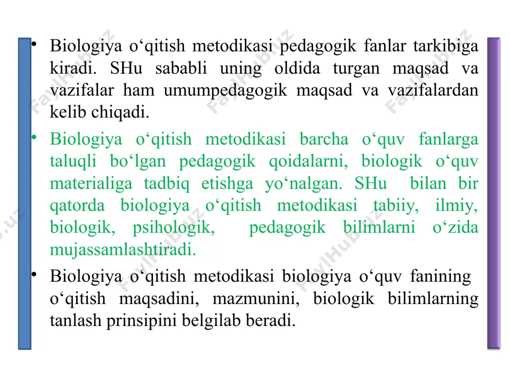 rgarlik darajasini e’tiborga olgan holda maxsus saralangan bilimlar majmuasidan iborat. fandan farqli ravishda o‘quv fanining asosiy vazifasi bilim va ma’lumot berishdir. e’tiboringiz uchun raxmat. e’tiboringiz uchun raxmat.
