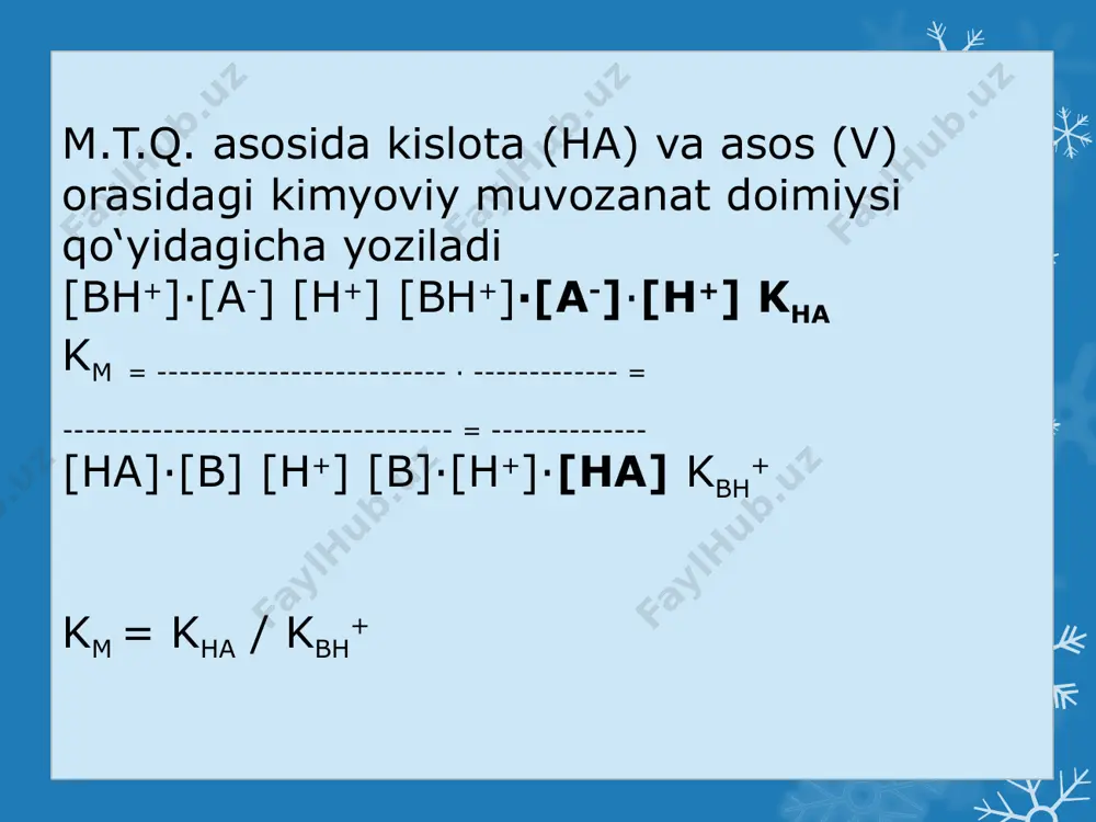 kislota asos reaksiyalaridagi muvozanat. - Page 5