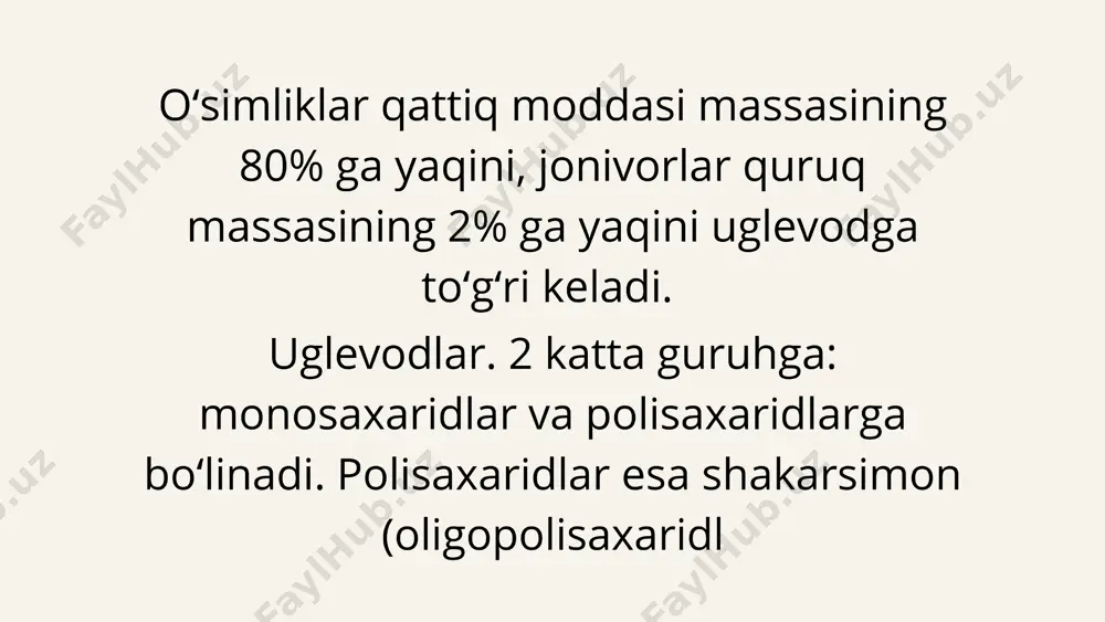 uglevodlar, yog'lar va oqsillar - Page 3
