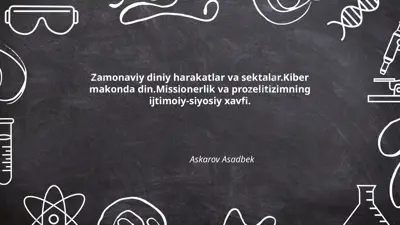 zamonaviy diniy harakatlar va sektalar — PPTX