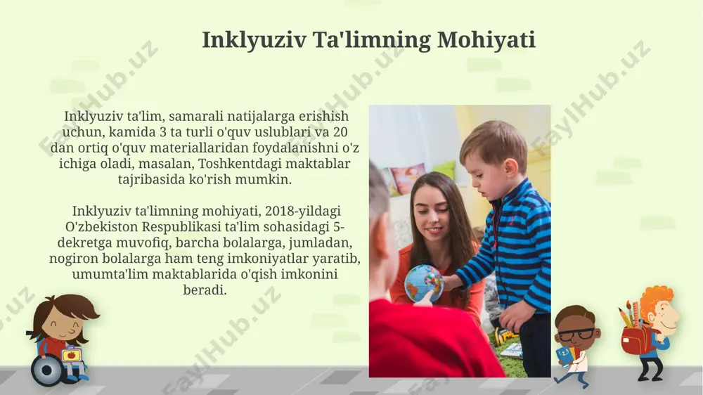 inklyuziv ta'limni birgalikda o‘qitish: asosiy farqlar va tamoyillar - Page 3