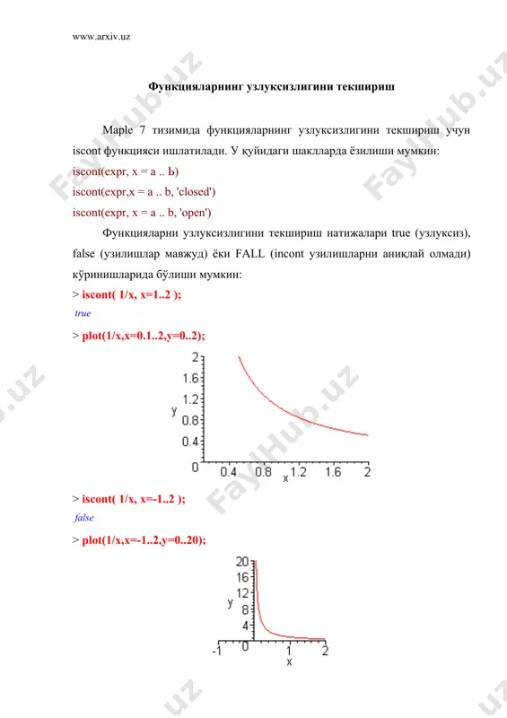 функцияларнинг экстремумларини аниқлаш - Page 5