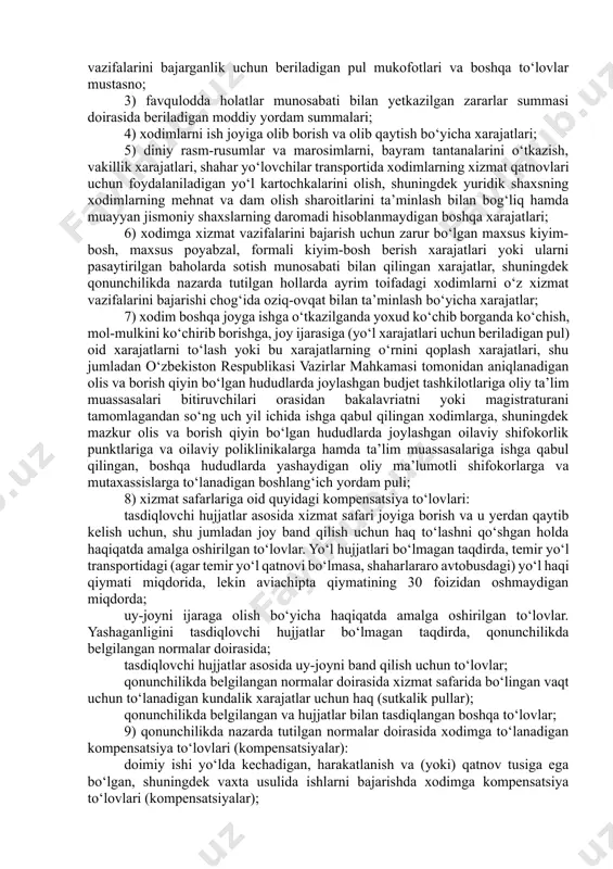 an oshgan kundan e’tiboran ushbu kodeks maqsadida yakka tartibdagi tadbirkorlar uchun belgilangan tartibda soliq solinadi. bunda o‘zini o‘zi band qilgan shaxslar ijtimoiy soliqni ushbu kodeksda belgilangan tartibda to‘laydi. soliq agentlarining ushbu kodeksning 386-moddasida nazarda tutilgan jismoniy shaxs foydasiga amalga oshiradigan quyidagi xarajatlariga soliq to‘lovchining daromadi sifatida qaralmaydi: 1) mehnat sharoitlari noqulay bo‘lgan ishlarda band bo‘lgan xodimlarni qonunchilikda belgilangan tartibda sut, davolash-profilaktika oziq-ovqati, gazlangan sho‘r suv, shaxsiy himoya va gigiyena vositalari bilan ta’minlash bo‘yicha xarajatlari; 2) kasaba uyushmasi qo‘mitasi tomonidan amalga oshiriladigan to‘lovlar, shu jumladan a’zolik badallari hisobidan kasaba uyushmasi a’zolariga beriladigan moddiy yordam, bundan kasaba uyushmasi qo‘mitasining xodimlariga mehnat vazifalarini bajarganlik uchun beriladigan pul mukofotlari va boshqa to‘lovlar mustasno; 3) favqulodda holatlar munosabati bilan yetkazilgan zararlar summasi doirasida beriladigan moddiy yordam summalari; 4) xodimlarni ish joyiga olib borish va olib qaytish bo‘yicha xarajatlari; 5) diniy rasm-rusumlar va marosimlarni, bayram tantanalarini o‘tkazish, vakillik xarajatlari, shahar yo‘lovchilar transportida xodimlarning xizmat qatnovlari uchun …