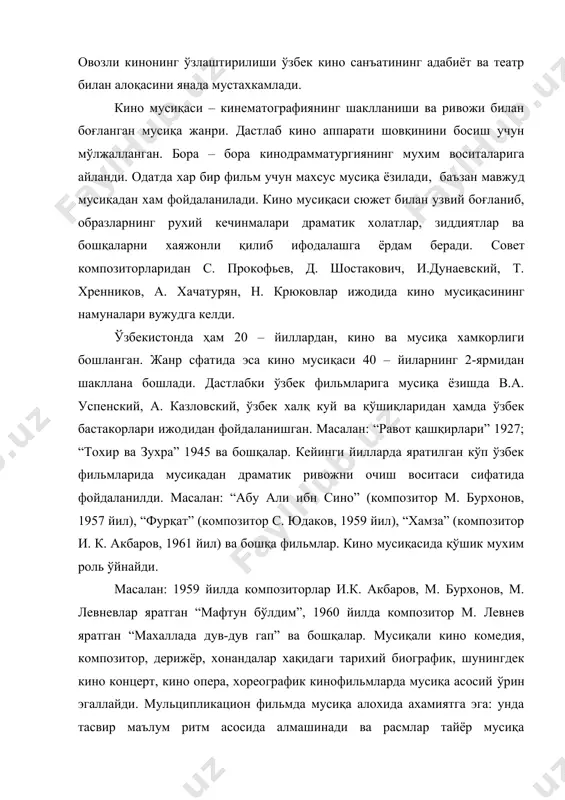да тасвир маълум ритм асосида алмашинади ва расмлар тайёр мусиқа фонограммасига кўра ишланади; образ талқинида рассом мусиқа хусусиятини хам хисобга олиб, ижод қилади. мусиқали драма – мусиқа ҳамда сўз санъатига асосланган драматик сахна асаридир. унинг илк намуналари шарқда шаклланган. мазкур жанр озрбайжонда октябр революцияси арафасида, ўрта осиё ва қозоғистонда революциядан кейин вужудга келиб, кенг равнақ топди ва ҳар бир республикада ўзига хос тараққиёт йўлини босиб ўтиб, миллий хусусиятлар кашф этди. мусиқали драмада саҳна воқеалари, қахрамонларнинг, ички кечинмалари ва ҳолатлаири, бир бирларига бўлган муносабатлари сўз, драматик харакат, мусиқа ва шунингдек рақс орқали ифодаланади, мусиқа ва сўз бир – бирини тўлдириб, асар мазмунини чуқурлаштиради. ўзбекистонда мусиқали драма жанри 20-йиллардан миллий адабий-бадиий, театр ва мусиқа мероси заминида шакллана бошлади. унинг таркиб топишида ўзбек халқ актёрлари- масхарабоз, қизиқчи ва қўғирчоқбозларнинг томошаларида, мусиқадан фойдаланиш тажрибалари, шунингдек, озарбайжон мусиқали театрнинг спектакллари ҳам муҳим роль ўйнайди. бу сохада хамза ҳам хиссасини қўшган. у “хой ишчилар”, “қармоқ”, “ …