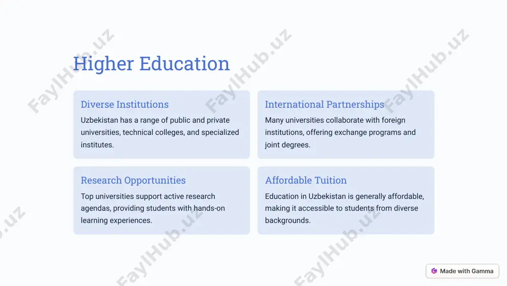 education in uzbekistan - Page 4