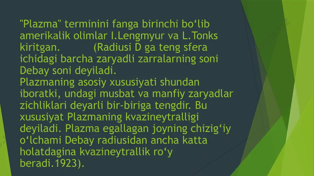 plazma. xossalari va qo’llanilishi - Page 5