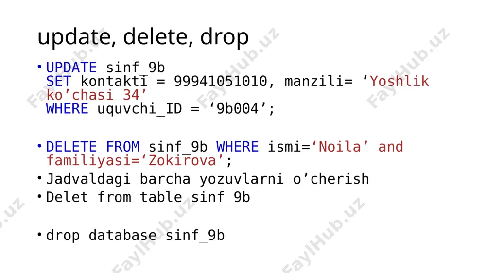 sql operatorlari - Page 4