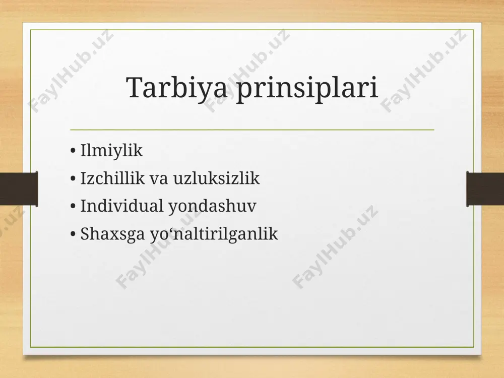 pedagogik jarayonda tarbiyaning mohiyati - Page 5