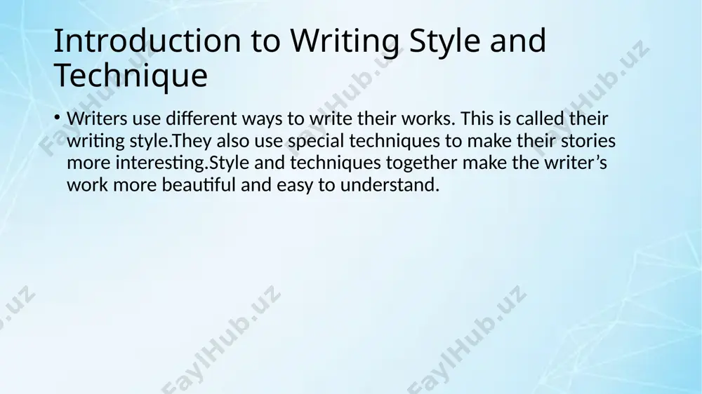 writing style and technique - Page 2