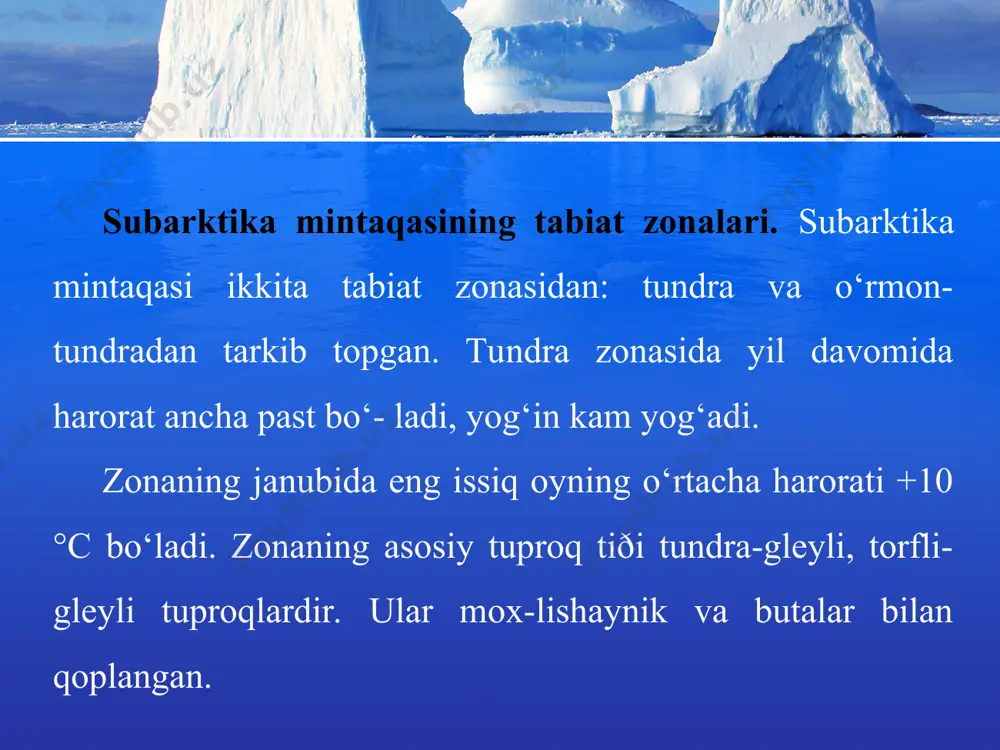 sovuq va mo‘tadil iqlim mintaqalaridagi tabiat zonalari (yevrosio) 6-sinf - Page 4