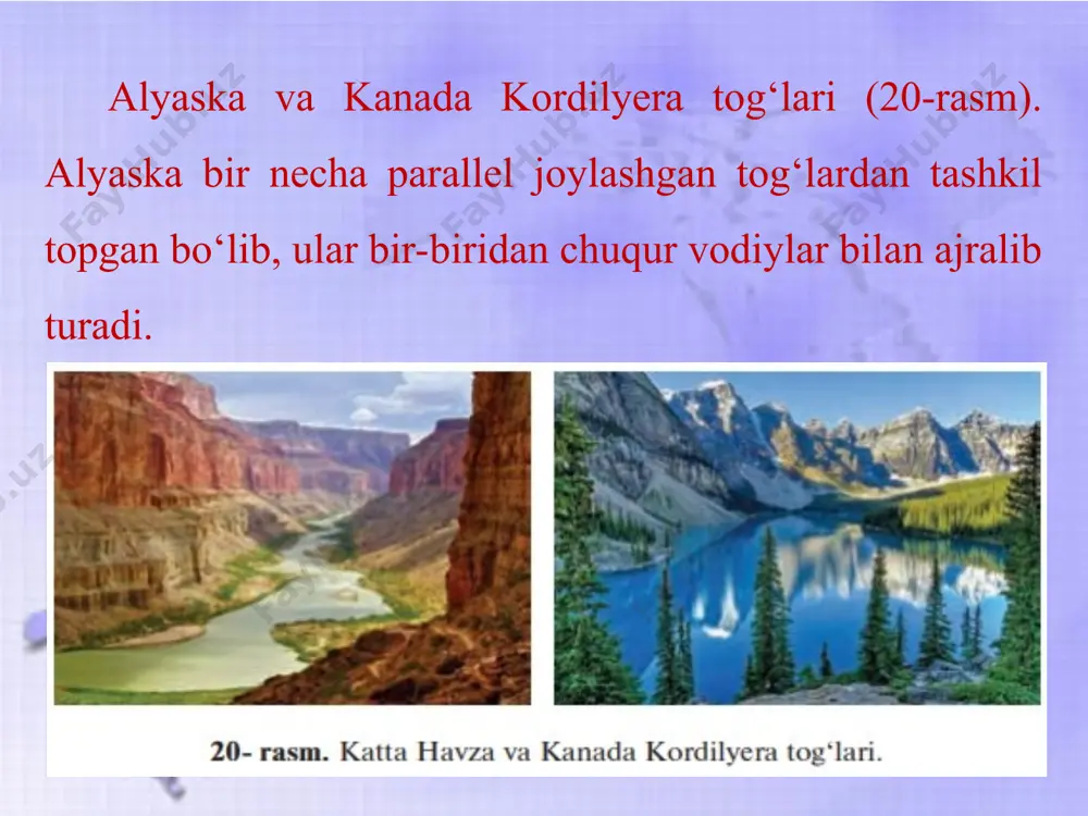 shimoliy amerikaning tabiiy geografik o'lkalari 6-sinf - Page 4