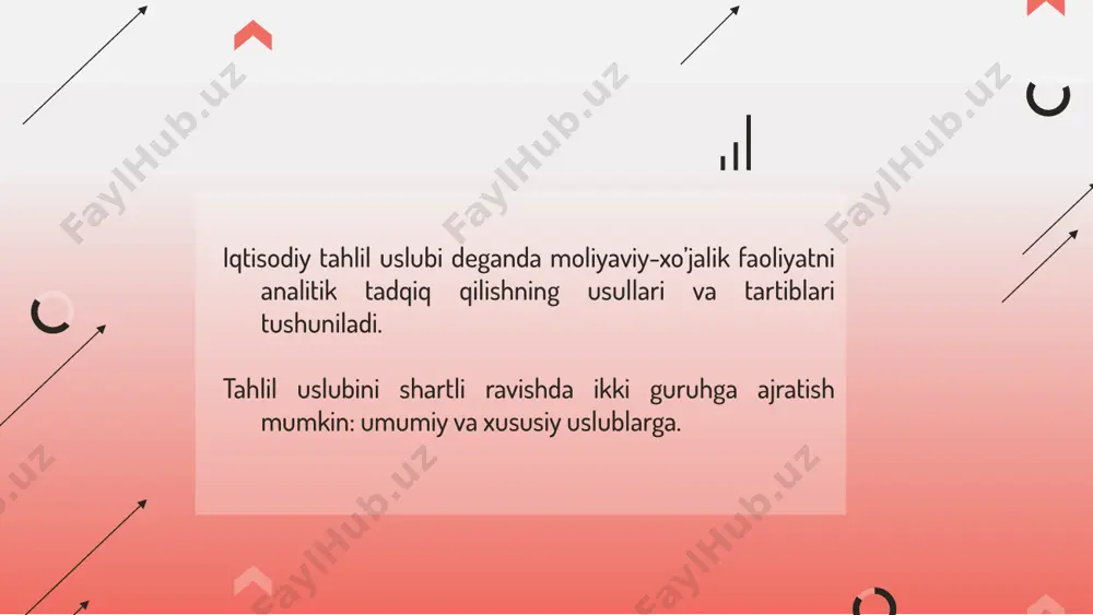 sul ham mutlaq ifodalarga tayangan holda omillar ta‘sirini foizli birliklarda, natijani o’zgartirishini uzviy ketma ketlikda hisob-kitob qilishni talab etadi. nisbiy farq usuli e’tiboringiz uchun rahmat! credits: this presentation template was created by slidesgo, and includes icons by flaticon, and infographics & images by freepik create your story with our illustrated concepts. choose the style you like the most, edit its colors, pick the background and layers you want to show and bring them to life with the animator panel! it will boost your presentation. check out how it works. storyset pana amico bro rafiki cuate image1.jpg image2.png image3.png image4.png image5.png image6.png
