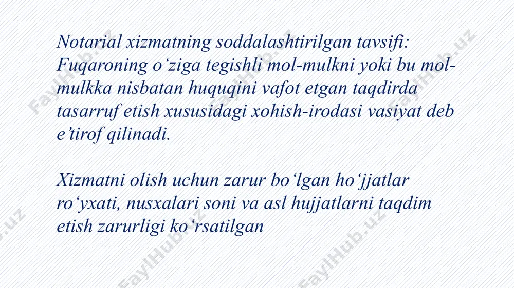 shqa mansabdor shaxslar tomonidan uning barcha nusxalarini yo‘q qilib tashlash yo‘li bilan bekor qilinishi mumkin. yangi vasiyatnoma tuzish orqali oldin tuzilgan vasiyatnoma to‘laligicha yoki uning keyingi vasiyatnomaga zid bo‘lgan qismi bekor qilinadi. agar vasiyat qiluvchi tomonidan keyingi vasiyatnoma o‘z navbatida bekor qilingan yoki o‘zgartirilgan bo‘lsa, yangi vasiyatnoma tuzish orqali to‘laligicha yoki qisman bekor qilingan oldingi vasiyatnoma qayta tiklanmaydi. shartnoma taraflari o'rtasida kelishmovchiliklar yuzaga kelgan taqdirda, boshqa tomonga ularning talablarini ko'rsatgan holda da'vo yuborilishi kerak. da'vo xatida siz likvid bo'lmagan mahsulotlarni almashtirishni, qaytarishni talab qilishingiz mumkin pul sifatsiz mahsulot yoki xizmat uchun, qarzni to'lash, jarima yoki ma'naviy yoki moddiy zararni qoplash. da'volar ko'p turdagi. kelishmovchiliklar va da'volarning eng keng tarqalgan sababi xizmat yoki mahsulotdan norozilikdir. talablar bilan da'vo xati yozma ravishda, o'zboshimchalik bilan tuziladi. da'vo - bahsli vaziyatni sudgacha hal qilish, shuning uchun xatning malakali va aniq tuzilishiga e'tibor bering. da'volarni rasmiylashtirish uchun aniq cheklovlar va ramkalar mavjud emas. maktubning tarkibi …