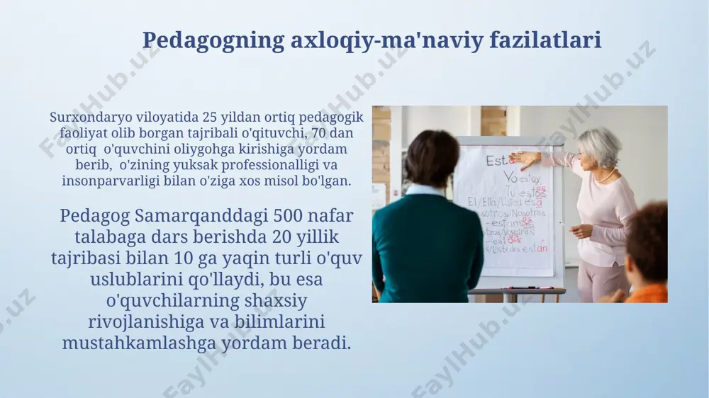 pedagogning insoniy xususiyatlari - Page 3