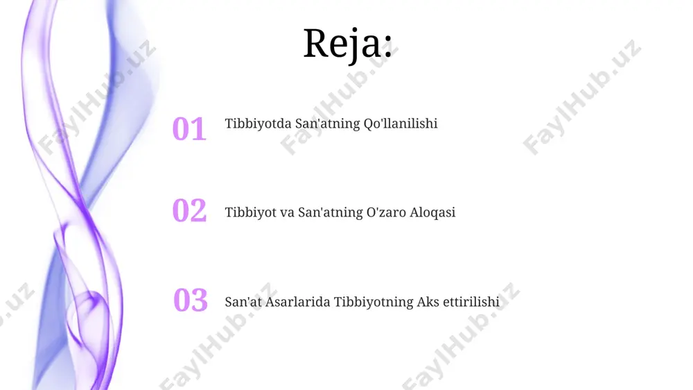 ularning qoʻllanilishi tasvirlangan) kasalliklarning diagnostikasi va davolash usullari haqida ma'lumotlar mavjud. xv-xvi asrlardagi gʻarbiy yevropa rasmlarida vabo epidemiyasining dahshatli ta'siri, 10% dan ortiq aholi halok boʻlganini aks ettiruvchi anatomik tafsilotlar bilan tasvirlangan. qadimgi davr tibbiyoti va sanʼati qadimgi misr tibbiyotida 3000 dan ortiq dorivor oʻsimliklar va mineral moddalar, shuningdek, jarrohlik asboblari tasvirlangan papiruslar saqlanib qolgan boʻlib, ular davrning yuqori tibbiy bilimlarini va sanʼatdagi ifodasini koʻrsatadi. qadimgi yunonistonning gipokrat qasamyodi – tibbiyot axloqining muhim tamoyillarini aks ettiruvchi, badiiy adabiyotga oʻxshash matn boʻlib, uning nusxalari asrlar davomida koʻchirilib kelingan. sanʼat davolash vositasi sifatida musiqa terapiyasi yurak urish tezligini va qon bosimini kamaytirishga yordam beradi, bu esa 15% gacha yurak-qon tomir kasalliklari xavfini pasaytiradi. sanʼat terapiyasi, 20 dan ortiq turdagi ruhiy kasalliklarni, jumladan, depressiya va tashvishni davolashda samarali vosita sifatida isbotlangan. bioart va genetik sanʼat bioart, genetik sanʼatning bir qismi boʻlib, 2000-yillarning boshlarida paydo boʻlgan va 100 dan ortiq loyihalarni oʻz ichiga olgan …