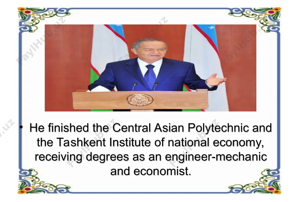 islom karimov the founder of the independent state uzbekistan - Page 4
