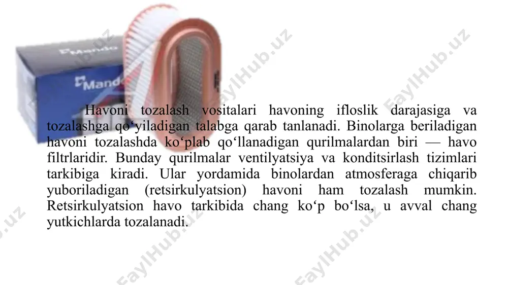 havoni tozalash uskunalari - Page 5