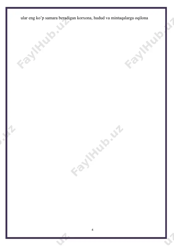 ayrim hollarda tannarxidan ham past bo’lgan narxlarda sotadi. narxsiz raqobat shu bilan tavsiflanadiki, bunda raqobat kurashning asosiy omili tovarlarning narxi emas, balki uning sifati, servis xizmat ko’rsatish, ishlab chiqaruvchi firmaning obru-e‘tibori hisoblanadi. narxsiz raqobat usullari ichida marketing muhim ahamiyatga ega bo’lib, u mahsulot ishlab chiqarish va sotish jarayonini talabga moslashtiruvchi tadbirlar tizimidan iborat. monopoliyalarning iqtisodiy asosi va ularning turlari “monopoliya” atamasining kelib chiqishi bozorga oid tushunchalardan (ya‘ni, grekcha “monos” – yagona, bitta, va “poleo” - sotaman) tarkib topadi, biroq uning iqtisodiy asoslari aslida ishlab chiqarishga borib taqoladi. monopoliya – монопол yuqori narxlarni o’rnatish hamda monopol yuqori foyda olish maqsadida tarmoqlar, bozorlar va yaxlit makroiqtisodiyot ustidan hukmronlikni amalga oshiruvchi yirik korxonalar (firma, korporatsiyalar)ning birlashmalari bo’lib, monopoliyalarning vujudga kelishining moddiy asosi ishlab chiqarishning to’planishi hisoblanadi. ishlab chiqarishning to’planishi ishlab chiqarish vositalari, ishchi kuchi hamda mahsulot ishlab chiqarish hajmining yirik korxonalarda to’planishini namoyon etadi. asosiy sabab – olinayotgan foyda hajmining ko’payishi hisoblanadi, foydaning …