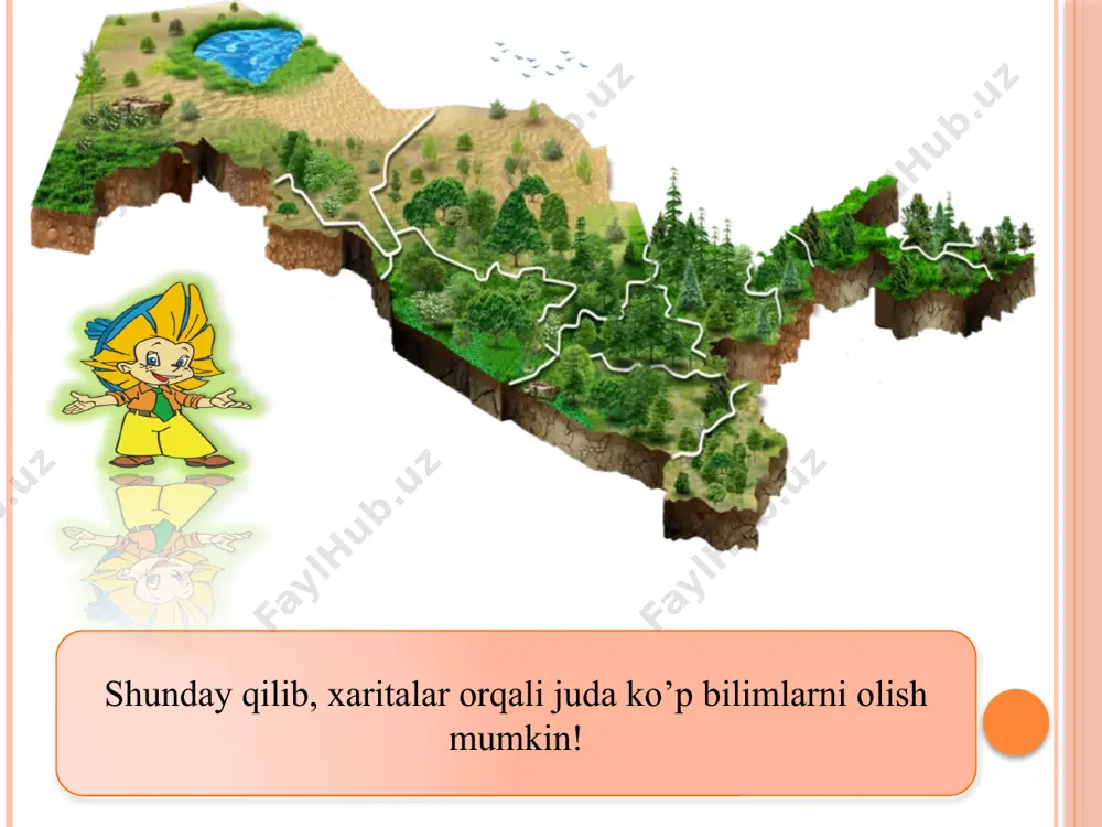 "geografik xaritalar" dars taqdimoti - Page 5