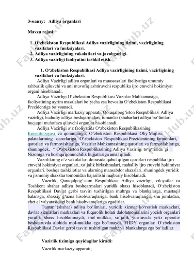 adliya organlari — DOCX