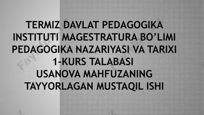 takt va pedagogik takt haqida tushuncha — PPTX