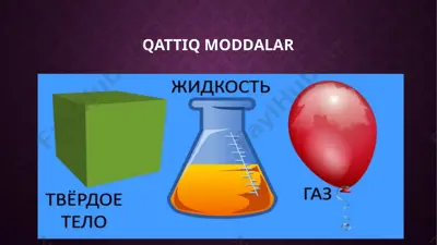qattiq moddalar — PPTX