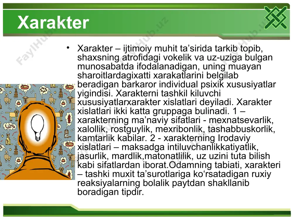differensial psixologiyada xarakter va qobiliyat - Page 5