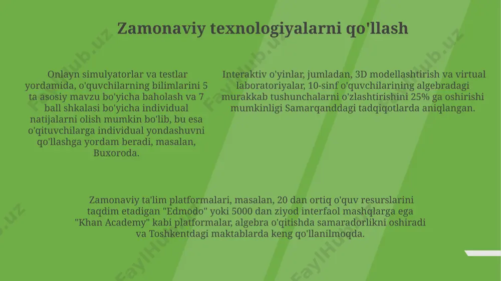 algebraik materiallarni oʻrgatish metodikasi - Page 5