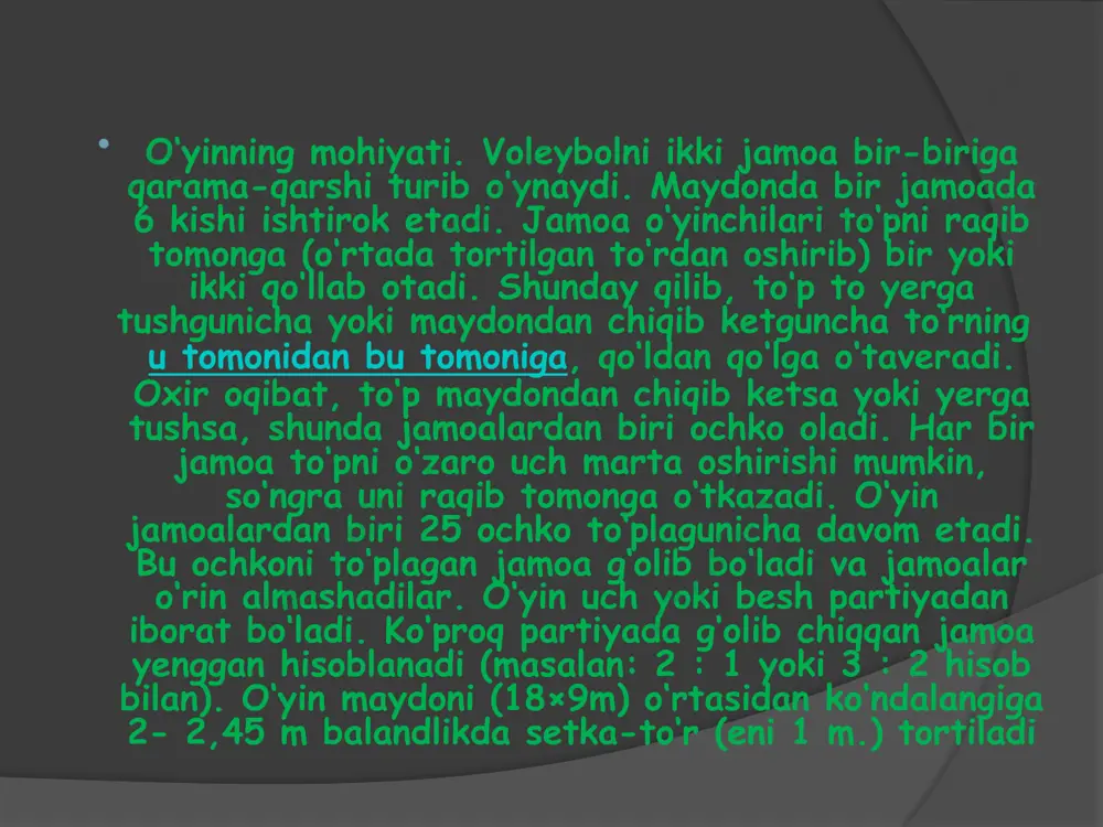 voleybol o‘yini taqdimoti - Page 4