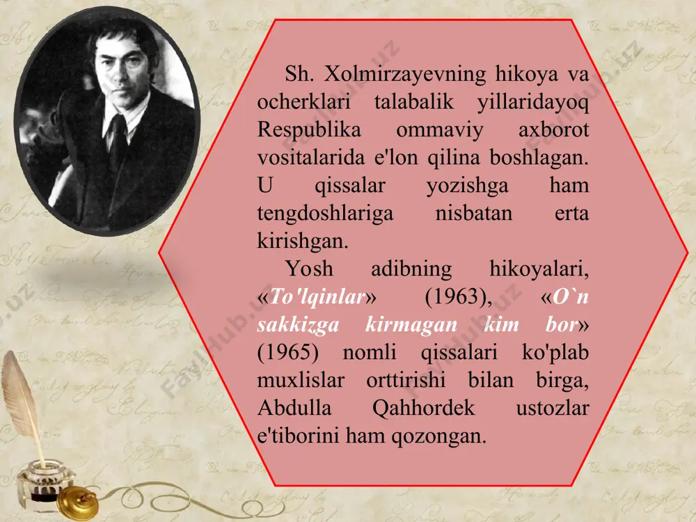 oladi. oylar o'tib, yigit qalbidagi yara bitgandek bo'ladi. qishlog'i-yu maktabiga bo'lgan mehri yana jo'sh uradi. u azalgi ahvoliga qaytgandek his etadi o'zini. maktab ikki xonadan iborat bo'lib, biri dahliz, biri sinf-xona. ana shu sinfda yetti yashar bolakay ham, o'n ikki yashar yigitcha ham yonma-yon o'tirib o'qishadi, ularning har biri har xil sinf o'quvchisi bo'lgani holda, bir sinfda o'tirib saboq olishlari bir-biriga xalaqit bermaydi. chunki bu atrofda bundan o'zga maktab yo'q, shu yerga qatnab, imkoni boricha ilm oladilar. inodning o'zi vaqtida o'n sinfni bitirgandi, xolos. qolaversa, ular o'qituvchilarini sevadi, bu - bir qadar xo'mraygan, og'irkarvon va allanechuk odamovi yigitni hurmat qilishadi. inod bo'sh soatlarda va mehnat darslarida qorabayir otini maktab qoshidagi maydonga keltirib, o'quvchilarga arg'umoqda yurishni ham o'rgatadi, miltiq otishni ham ko'rsatadi, goho soy suvini band qilib, bolalari bilan baliq ham tutadi. bir kech inod maktabdan chorbog' qorovuli bilan yayov qaytib kelarkan, qorovul bo'riboy: — eshitdingizmi, shaxsiy ot saqlash man bo'lipti, …