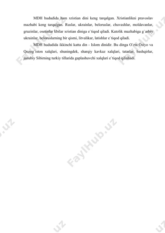 dunyo aholisining diniy tarkibi - Page 5