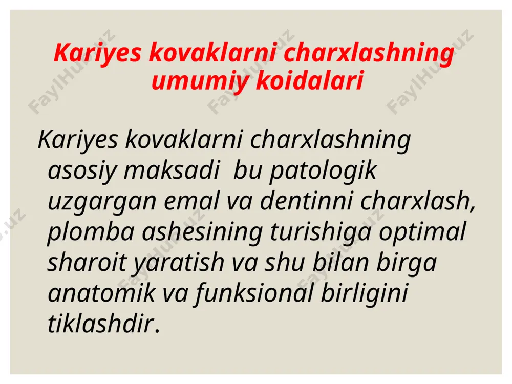ii sinf karioz bushliqlarini charxlash va plombalash - Page 5